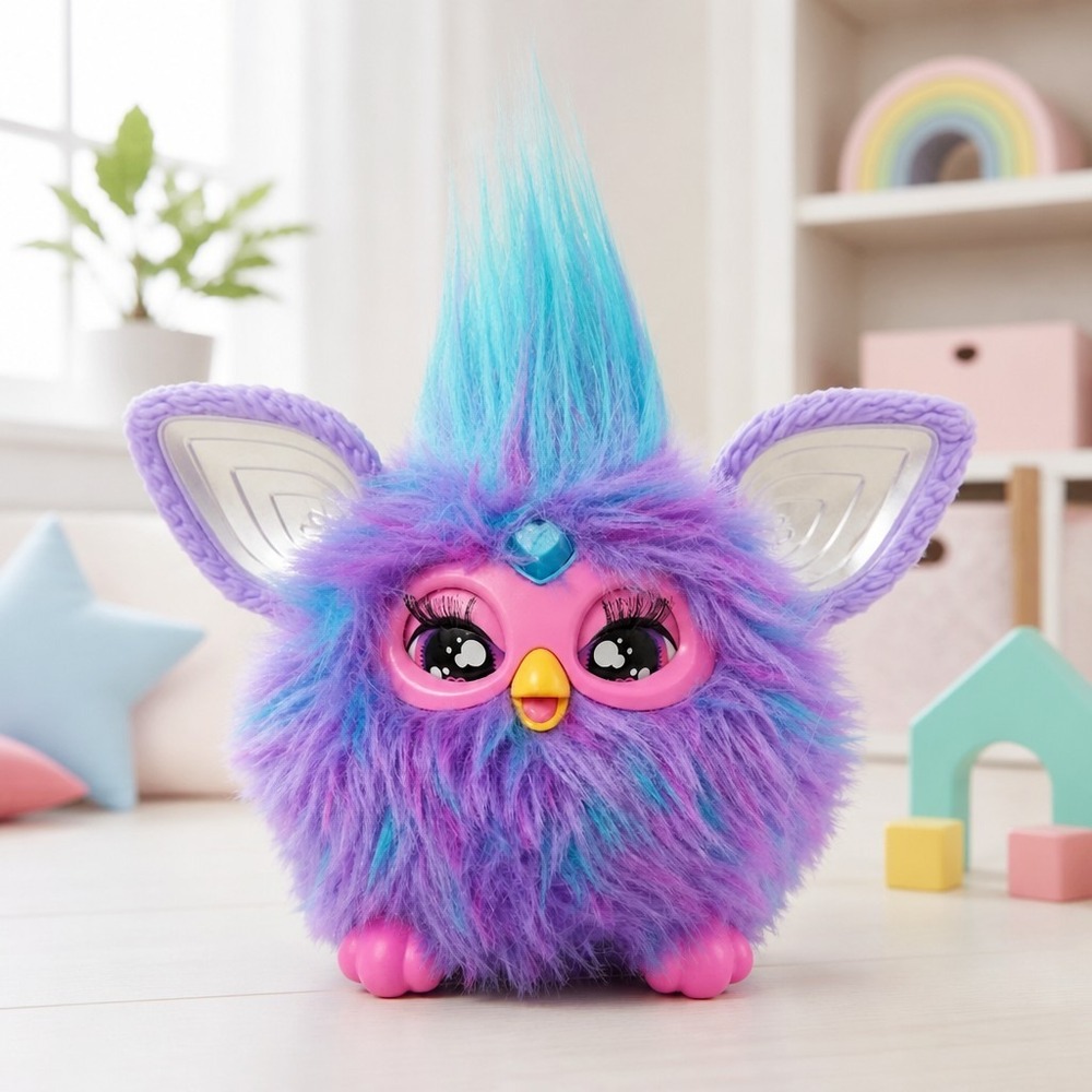 2023 Hasbro Furby Electronic Interactive Pet Toy Purple Blue Pink F6743 Tested